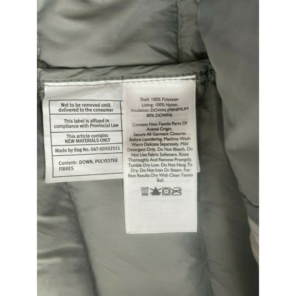 Eddie Bauer Gray Puffer Vest - Picture 7 of 7